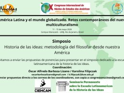 Convocatoria al Simposio: Historia de las ideas desde nuestra América